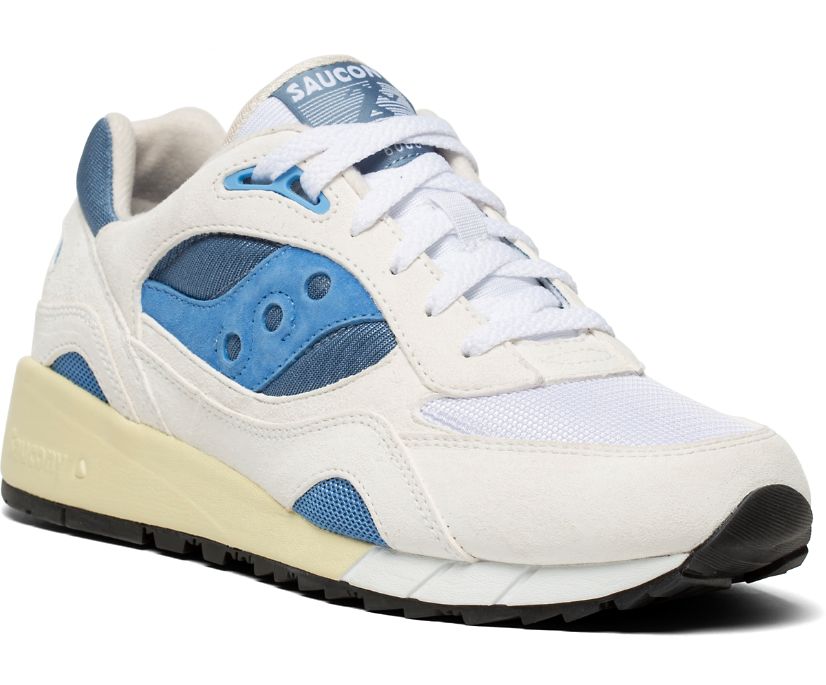 Saucony Shadow 6000 Women's Originals White / Blue | AU 073XYUF